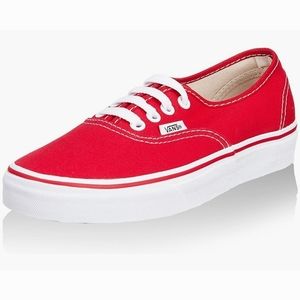 ❤️VANS❤️ RED SKATE SHOES